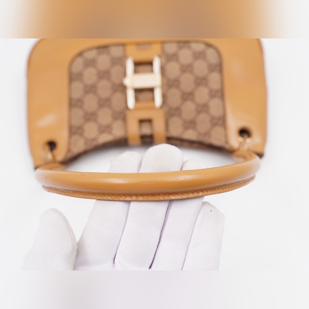 CE43 💟 Gucci GG Cancas Jackie Shoulder Bag - Picture 10 of 13